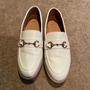 White Loafers - Size 6.5